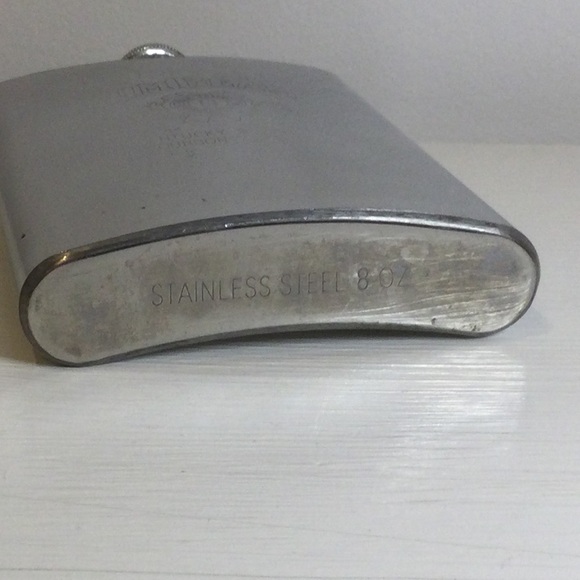 Jim Beam 8 Ounce Stainless Steel Flask - Picture 3 of 6